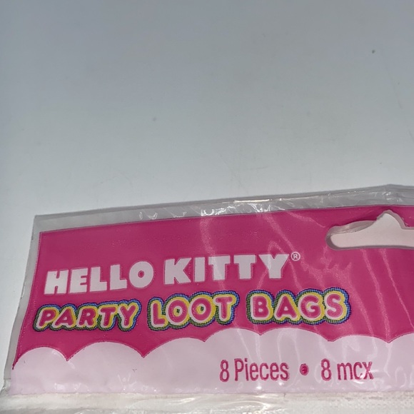 Sanrio Hello Kitty Birthday Party Loot Bags Package of 8 - Picture 2 of 6